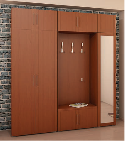 Hallways and vestibule cabinets